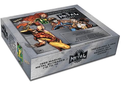 2020 upper deck marvel x-men metal universe hobby box|X-Men metal universe checklist.